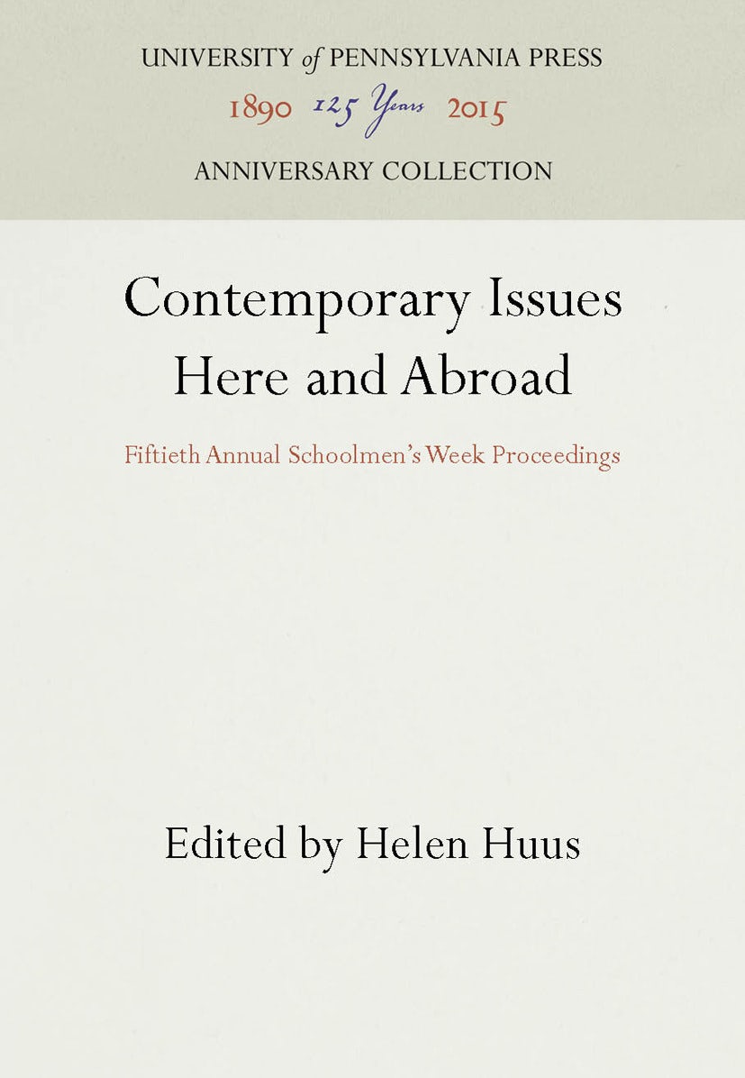 Book cover image for Contemporary Issues Here and Abroad ISBN: 9781512802979
